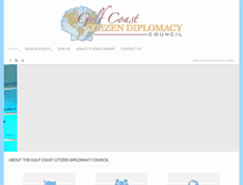 Tablet Screenshot of gulfcoastdiplomacy.org